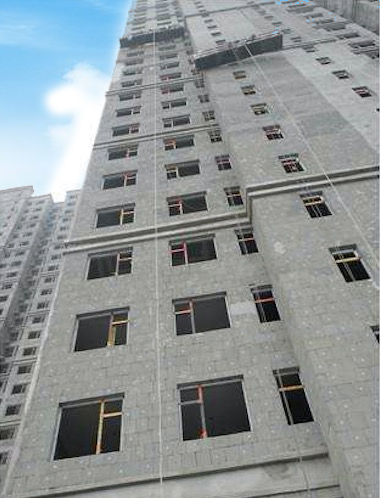 改性发泡水泥保温板外墙保温工程